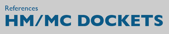 NATC HM/MC Dockets